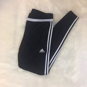 Adidas black joggers